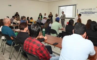 La UAS inicia capacitación “Manejo Seguro de Residuo Biológicos Infecciosos” en coordinación con Instituto Mexicano del Seguro Social.