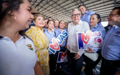 “Es el comienzo de una nueva etapa para Guasave”; el gobernador y la alcaldesa dan el banderazo de construcción de la Facultad de Medicina de la UASInvierten 52 millones de pesos en la obra; proyectan su conclusión en 10 meses
