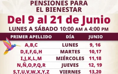 Registro a la Pensión para el Bienestar de las Personas Adultas Mayores y la Pensión para el Bienestar de las Mujeres.