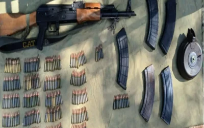 Decomisan armas y cartuchos en la sierra de Concordia y Escuinapa