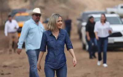 Arranca Estrella Palacios construcción de 25 abrevaderos en la zona rural de Mazatlán.