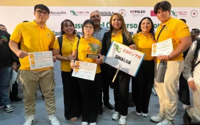 Gana CECYTE Sinaloa tercer lugar nacional en la categoría de Prototipos de investigación.