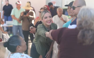 Estrella Palacios arranca obras que habían esperado por más de 30 años en la Genaro Estrada .