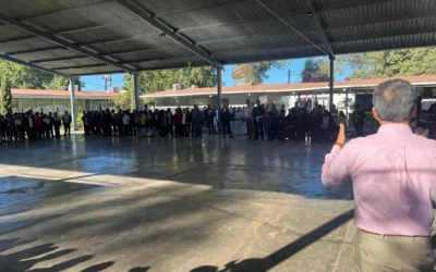 SEPyC toma medidas ante altas temperaturas para proteger a estudiantes en la zona del Petatlán.