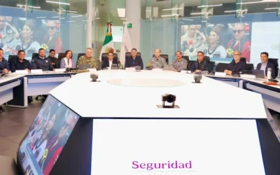 Gabinete de seguridad nacional en vigilancia del proceso.
