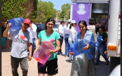 Continúa llegando el agua a las comunidades afectadas por la sequía , se han entregado 956 mil 511 litros de agua.