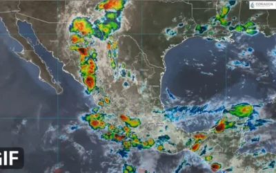 El SMN pronostica Lluvias de hasta 75 milímetros esta noche y el martes en Sinaloa.