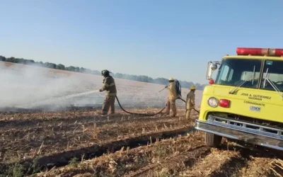 ¡Les pega la falta de agua! Bomberos de Guasave enfrentan crisis hídrica para combatir incendios